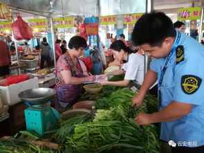 食得放心 云安两个农贸市场委托第三方快检，不合格农产品当场销毁